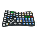 Silikon -Gummi -Maschine -Menü Flat -Taste -Tastatur